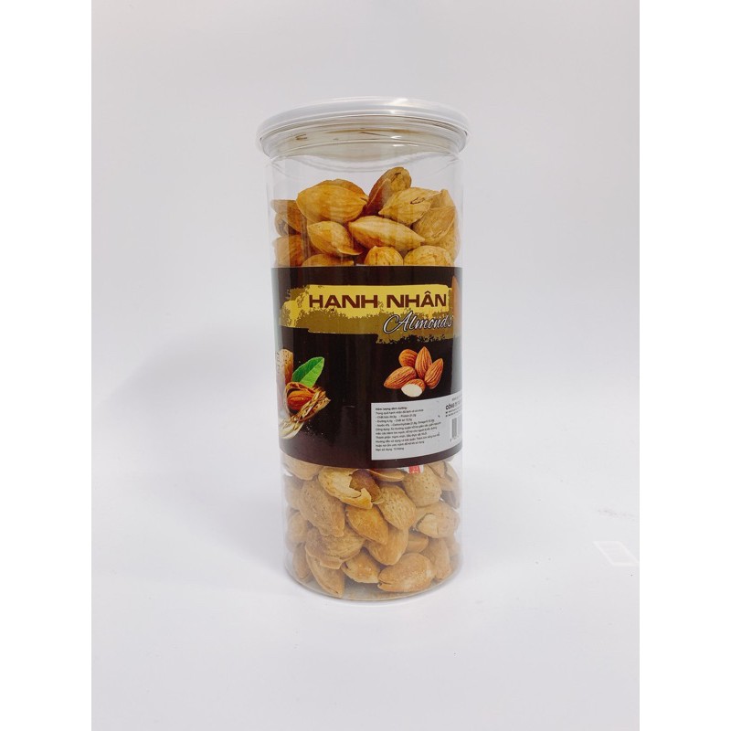 HẠNH NHÂN NGUYÊN VỎ LỌ 500G