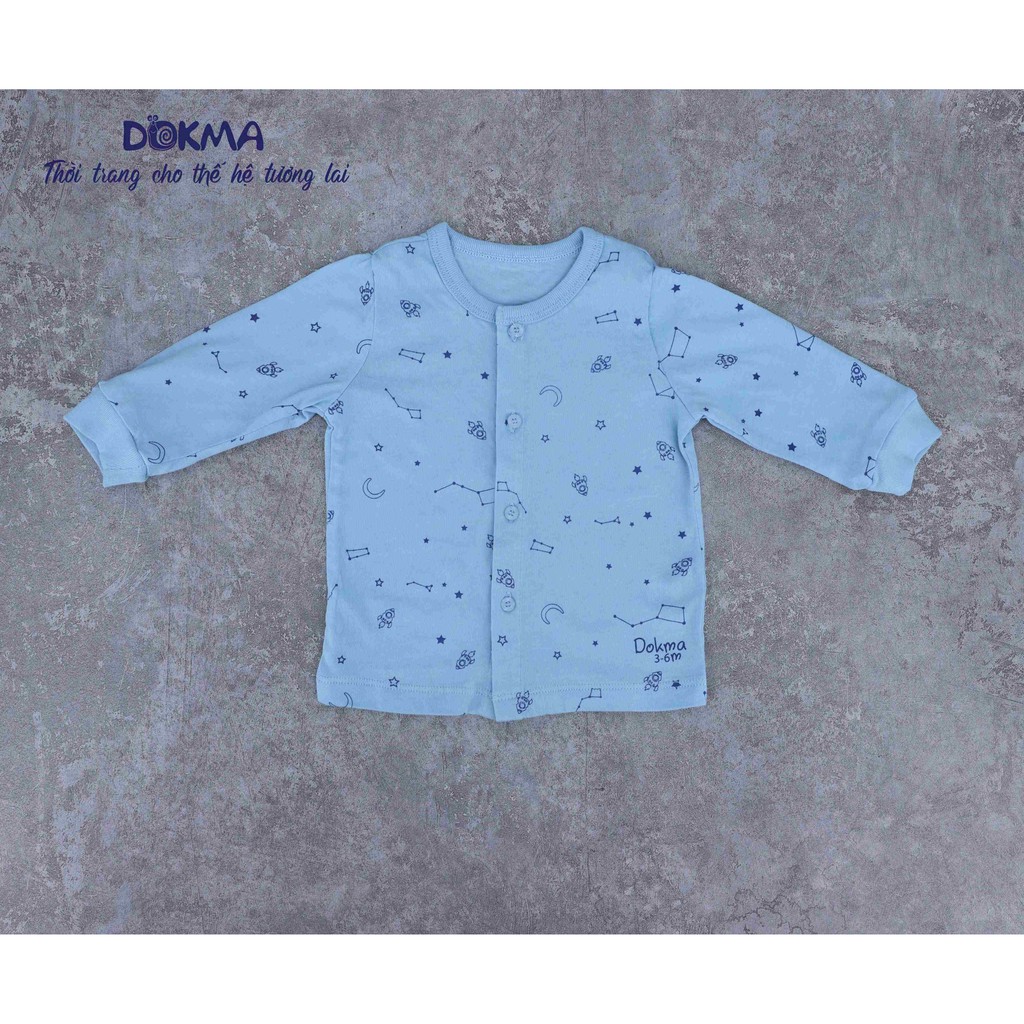 DB280A Áo cài giữa dài tay Dokma (3-12m)