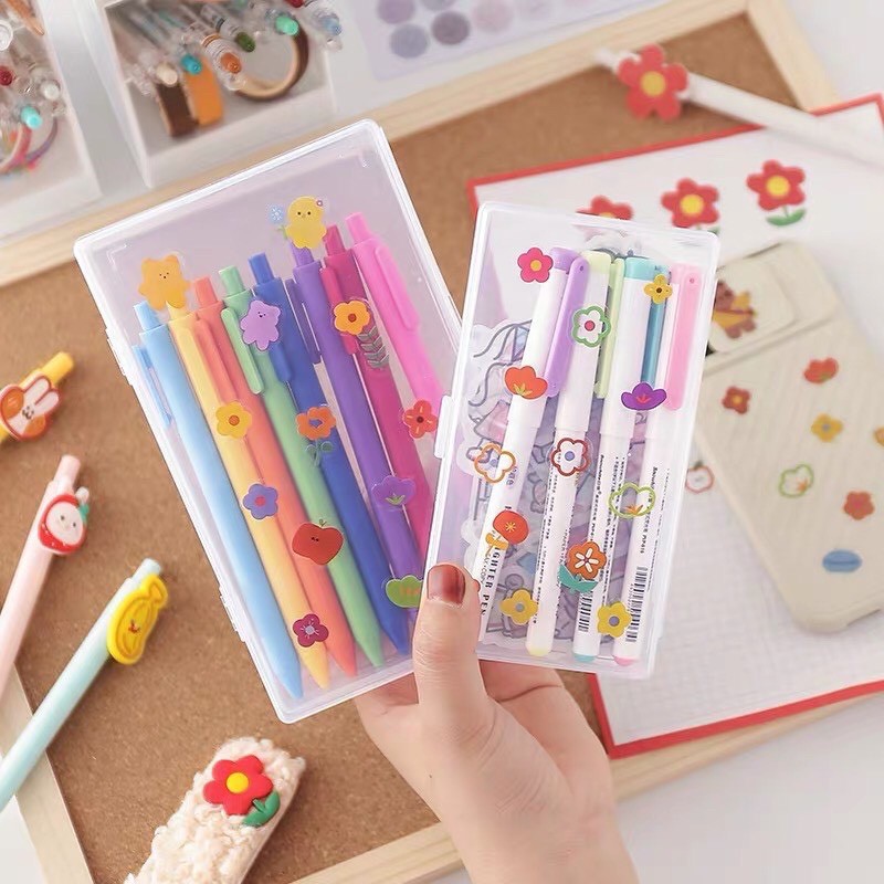 Hộp đựng sticker và các đồ dùng trong suốt Canarystore54 hộp đựng đa năng