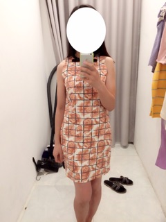 Đầm hoa hồng cổ nơ cao cấp