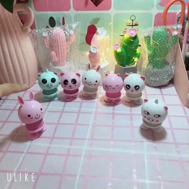 Thú nhún lò xo dễ thương - Con Dễ Thương EMOJI Lò Xo - thú nhúng lò xo - Goteca