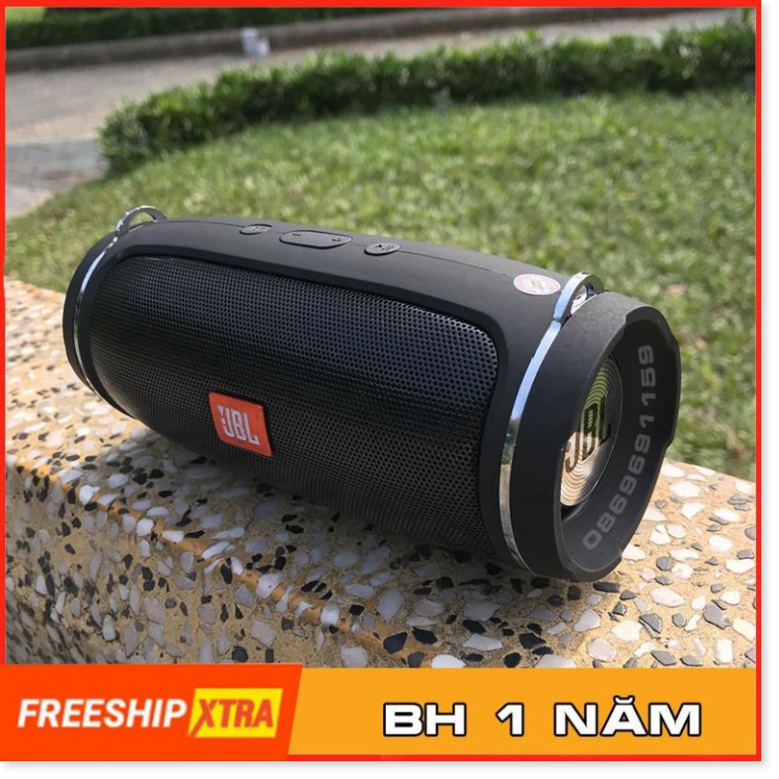 Loa Bluetooth Mini JBL Charge 4++ bass tốt khoẻ - có dây đeo BH 1 năm