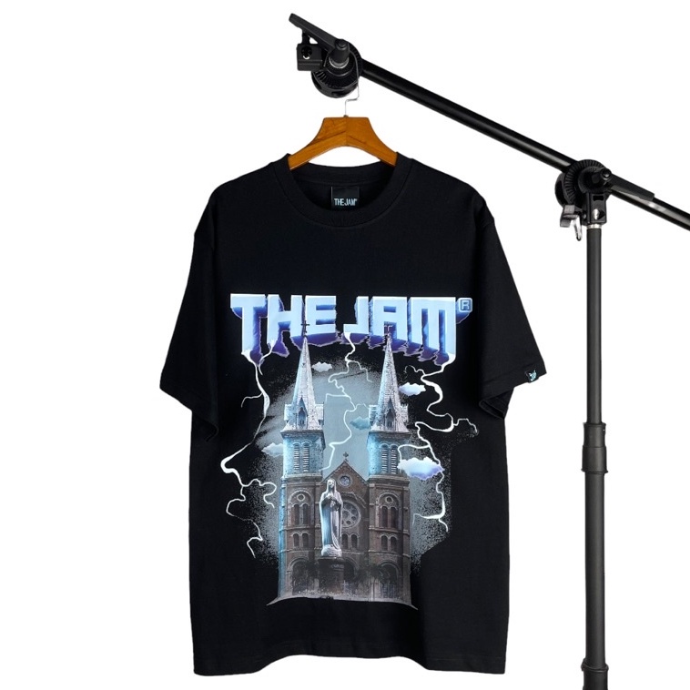 Áo thun The Jam Local Brand Nhà Thờ Đức Bà Sài Gòn - Tee form rộng tay lỡ unisex