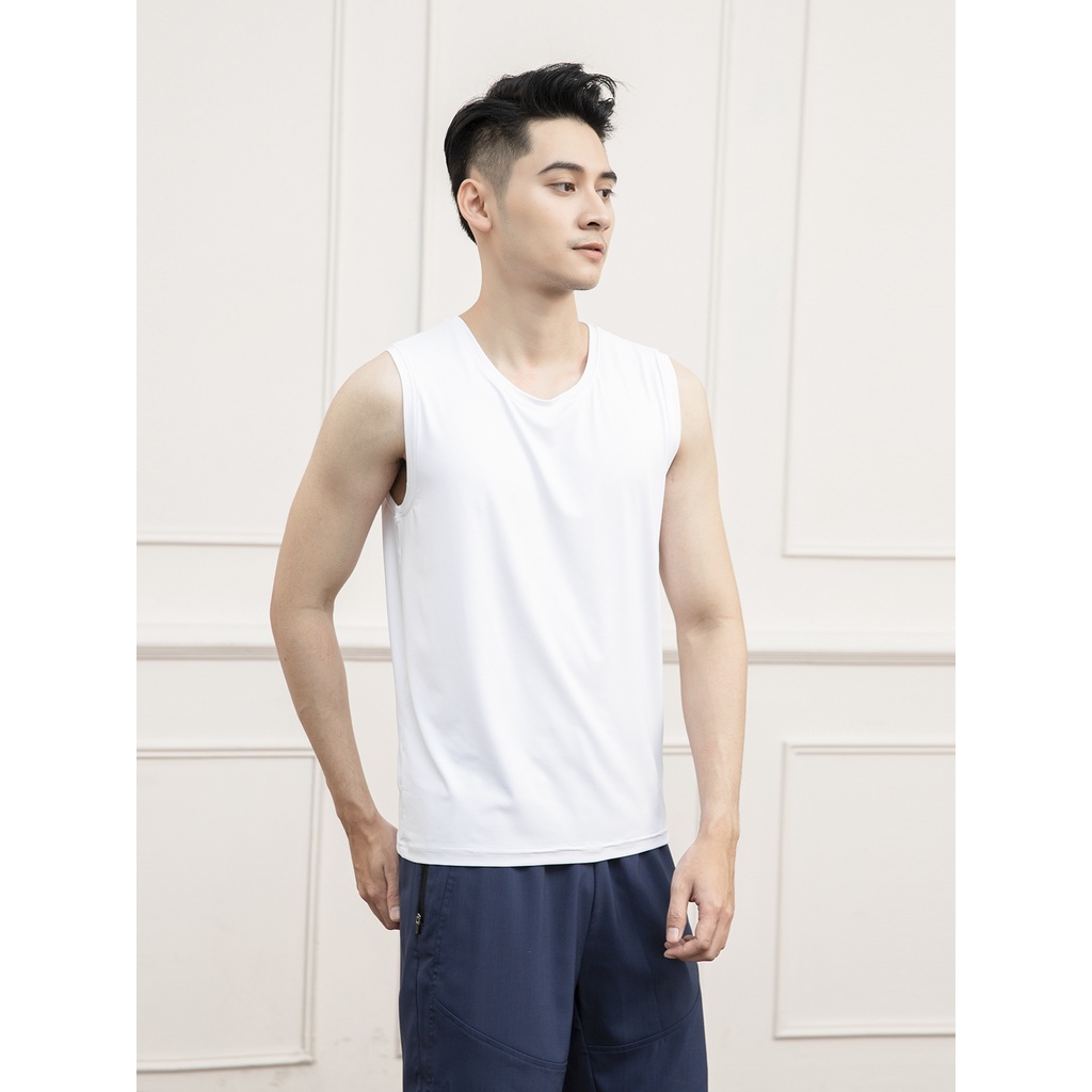 Áo Ba Lỗ TANK-TOP ARISTINO ATT004S1 Vải Lạnh Siêu Mát, Không Nhăn Nhàu, Không Bai Nhão, Regular