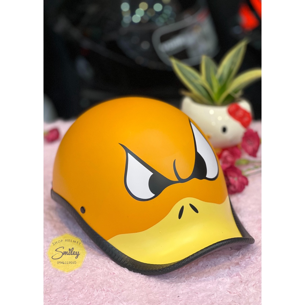 Nón bảo hiểm mỏ vịt cong thể thao chính hãng _ Smiley helmet