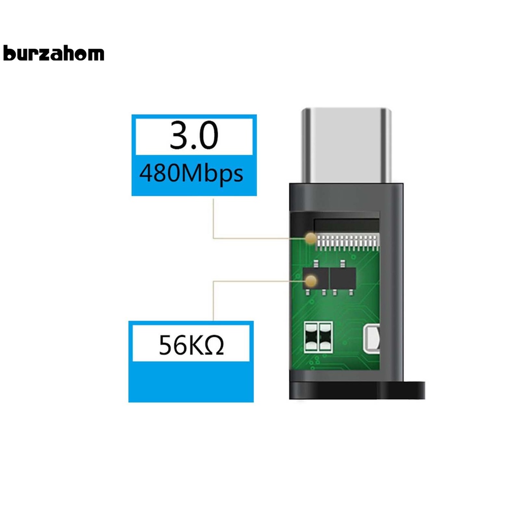 Đầu chuyển đổi Micro USB sang Type-c bằng hợp kim nhôm kèm móc khóa chuyên nghiệp