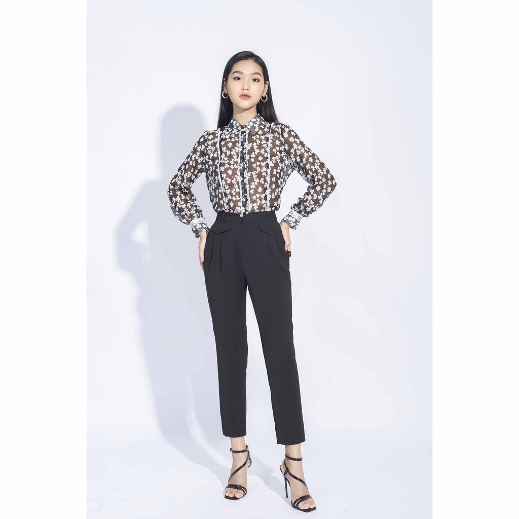 Quần baggy cạp xẻ V MMOutfit M-QU030321039