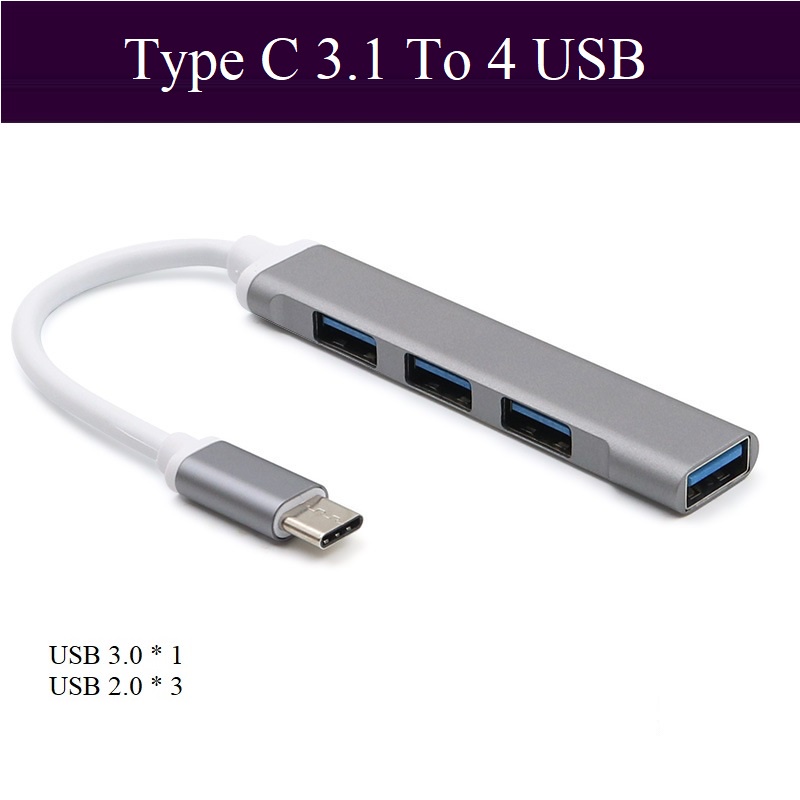 Hub Type C 8in1-Cổng chuyển đổi PD*1,USB3.0*2,SD/Micro*1,HDMI*1,LAN RJ45*1,Typec*1cho Laptop laptop táo