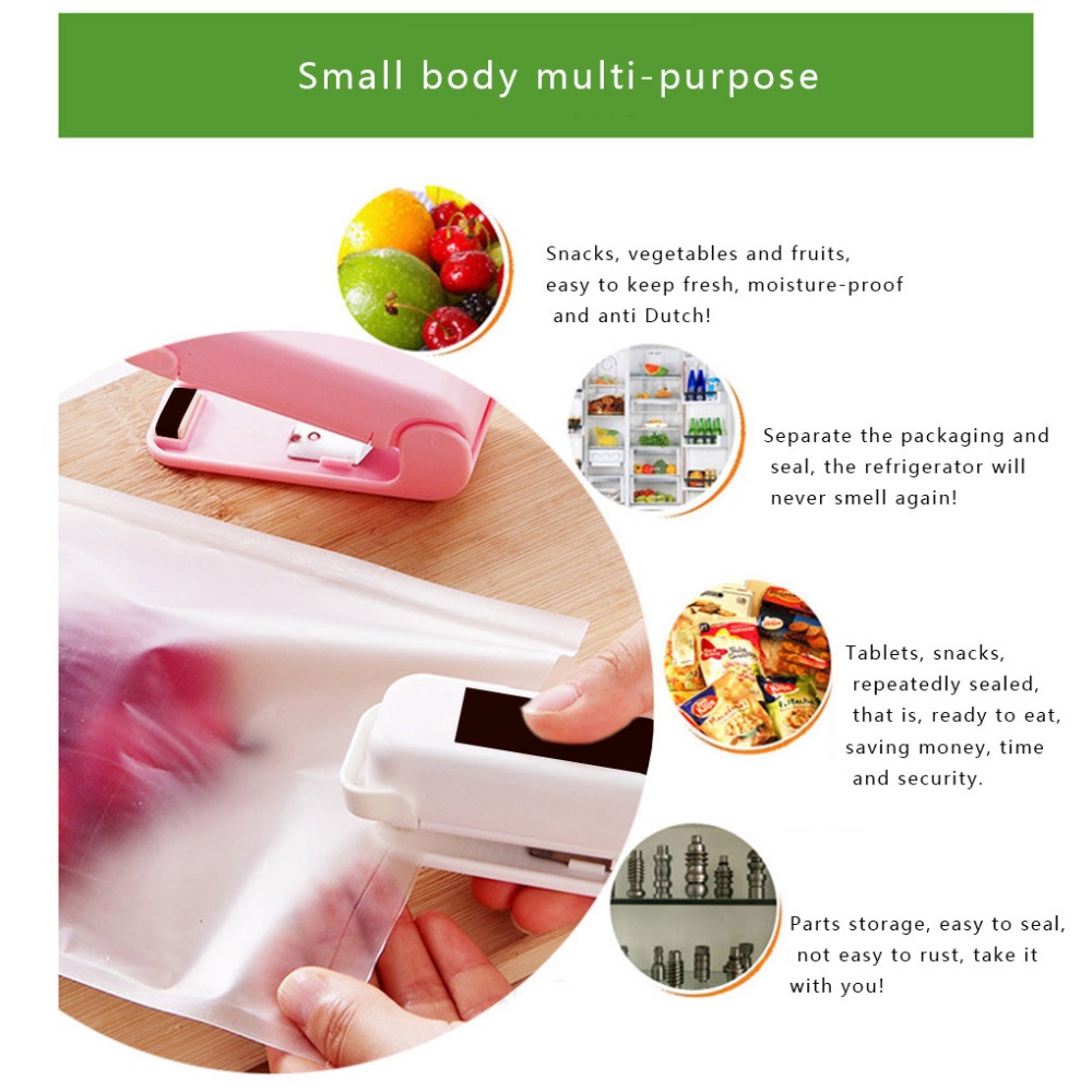 1 Dụng Cụ Kẹp Miệng Túi Thực Phẩm Mini Tiện Dụng