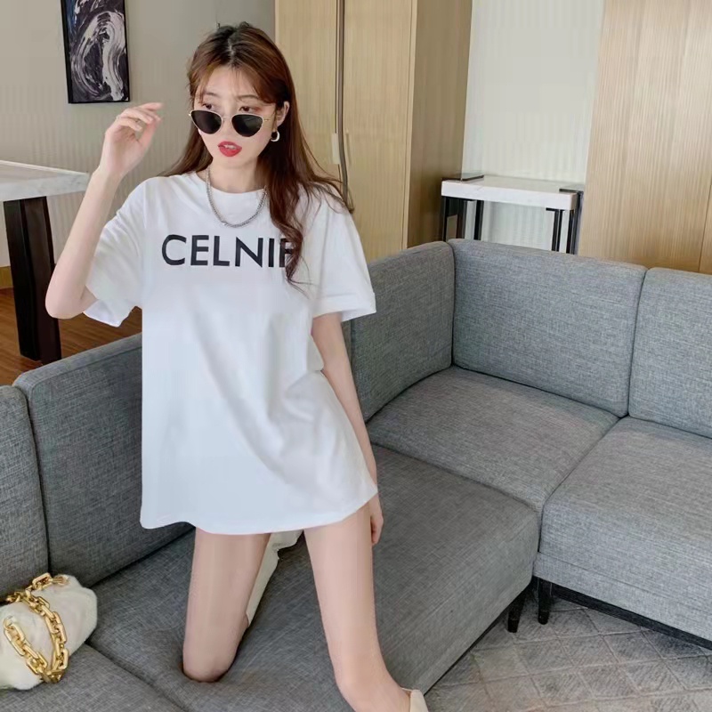 Áo Thun Trắng Tay Ngắn Dáng Rộng Phong Cách Hàn Quốc Thời Trang Mùa Hè Cho Nữ