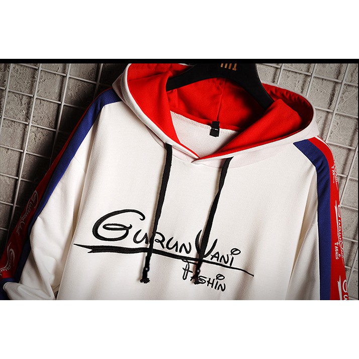 Áo  hoodie phối chữ ngực  thời trang thu đông hot | BigBuy360 - bigbuy360.vn