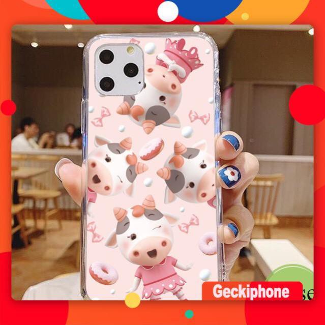 Ốp lưng iphone trâu cute 5/ Từ 6 đến 12 promax M843