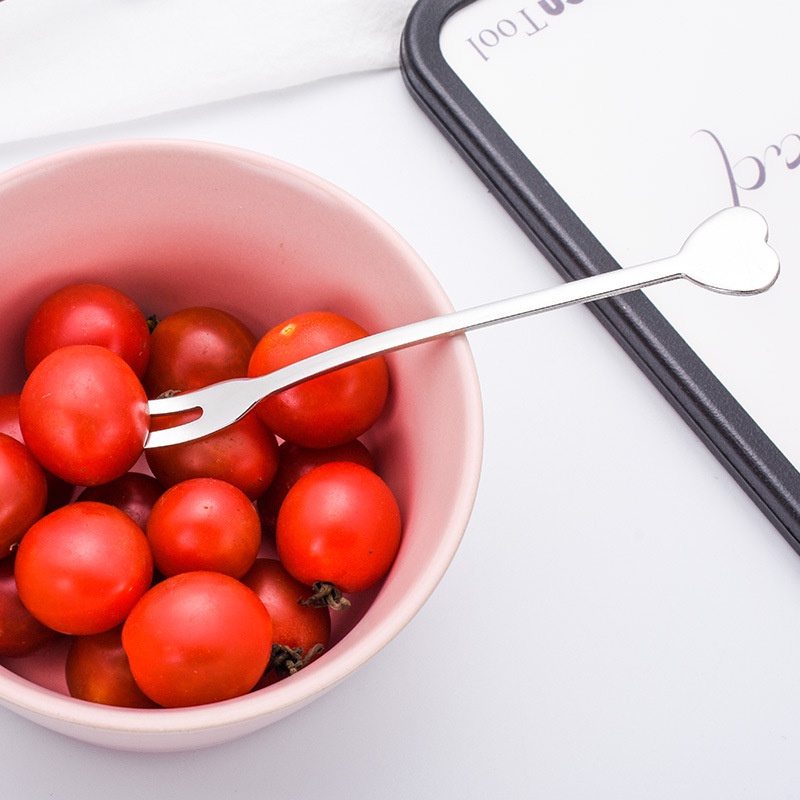 Nĩa Ăn Trái Cây Bằng Thép Không Gỉ 304 Cao Cấp