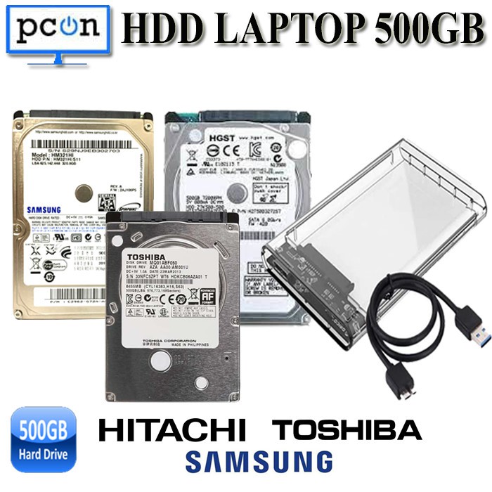 Vỏ Ổ Cứng Ngoài Hdd + Vỏ Ngoài Trong Suốt 500gb 2.5 Inch Ốp