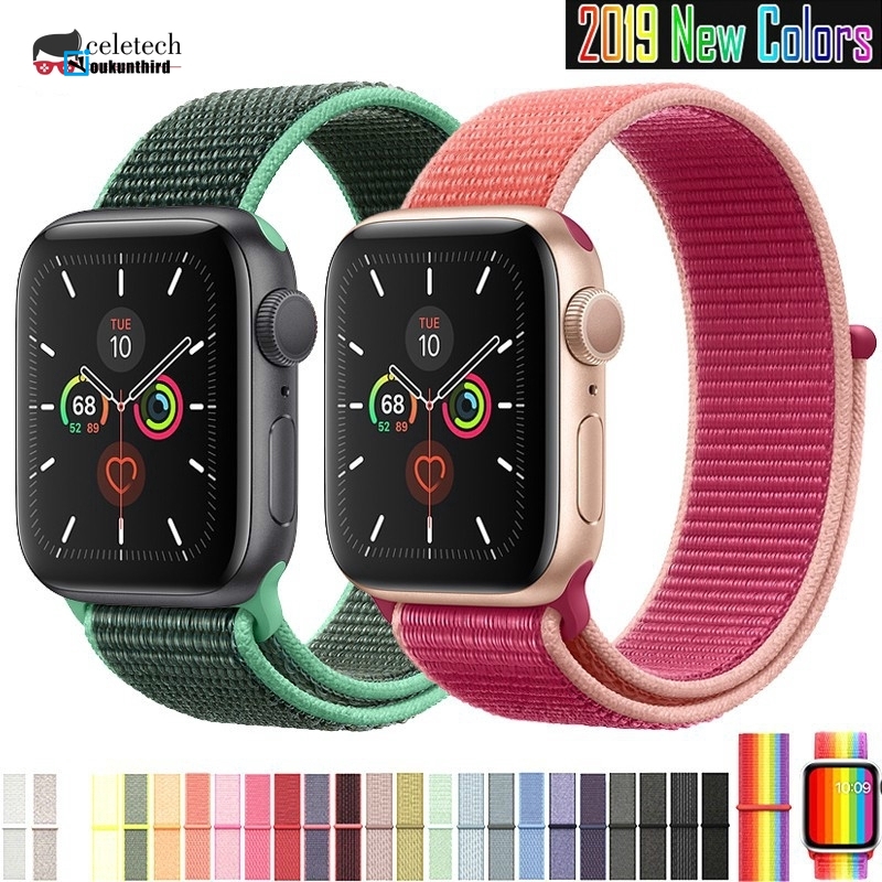 Dây nylon mềm cho đồng hồ thông minh đeo tay Apple iWatch 1/2/3/4