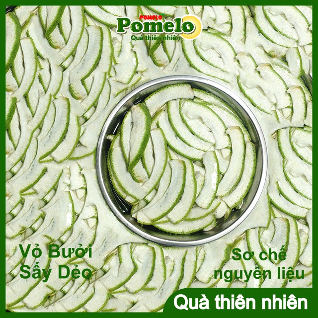 [CAO CẤP] Vỏ Bưởi Sấy Dẻo vị Chanh POMELO 500g, Dried Pomelo Peel, Trái Cây Sấy