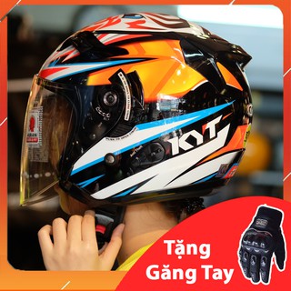 Nón Bảo Hiểm 3-4 KYT Con Hổ [FREESHIP]