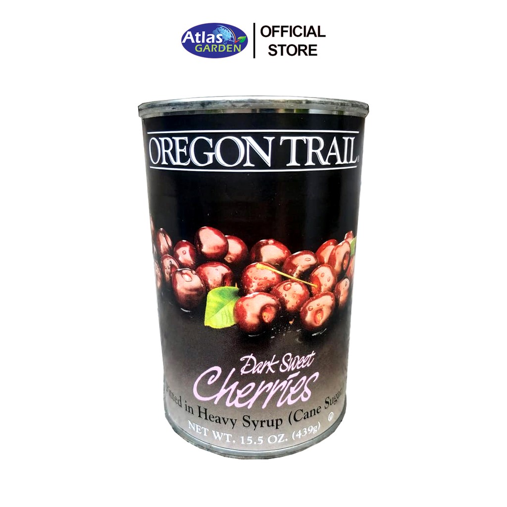 Quả Anh Đào Ngâm Oregon Trail Dark Sweet Cherries 439g