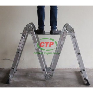 Thang nhôm gấp Advindeq ADM103 4 đoạn