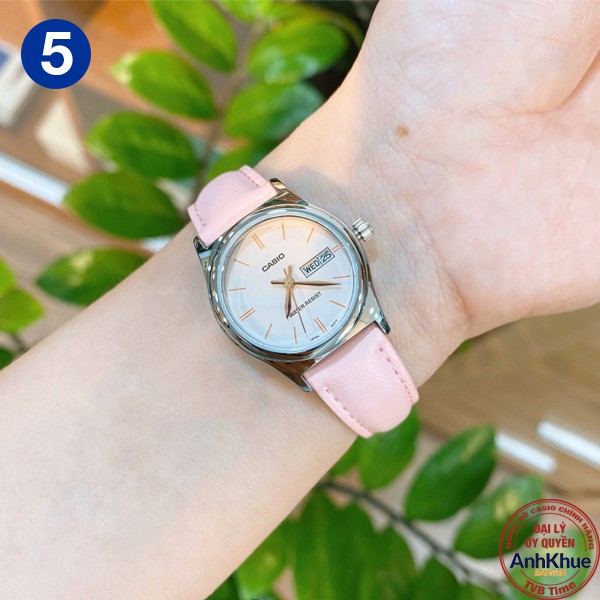 Đồng hồ nữ dây da Casio Standard chính hãng Anh Khuê LTP-V006 Series (25mm) | BigBuy360 - bigbuy360.vn