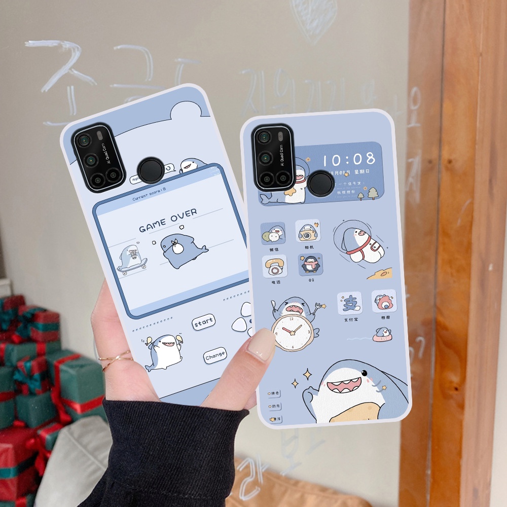 Ốp Vsmart Joy 4 / Live 4 / Star 5 in hình nền cá mập đáng yêu giá rẻ