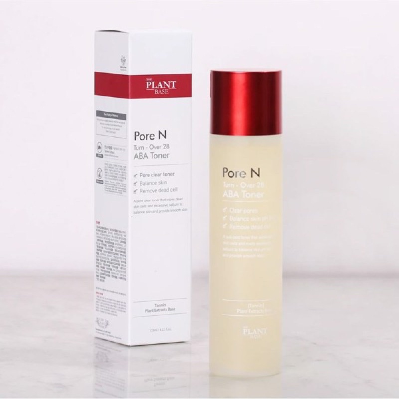 Nước Hoa Hồng Sạch Nhờn The Plant Base Pore N-Over 28 ABA Toner | BigBuy360 - bigbuy360.vn