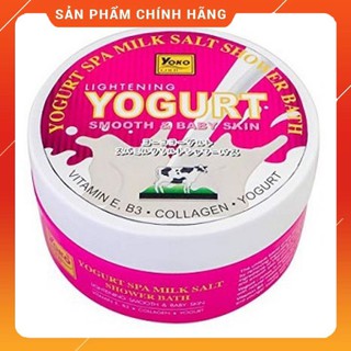 MUỐI TẮM SPA CAO CẤP TẨY DA CHẾT SỮA CHUA YOKO 380G