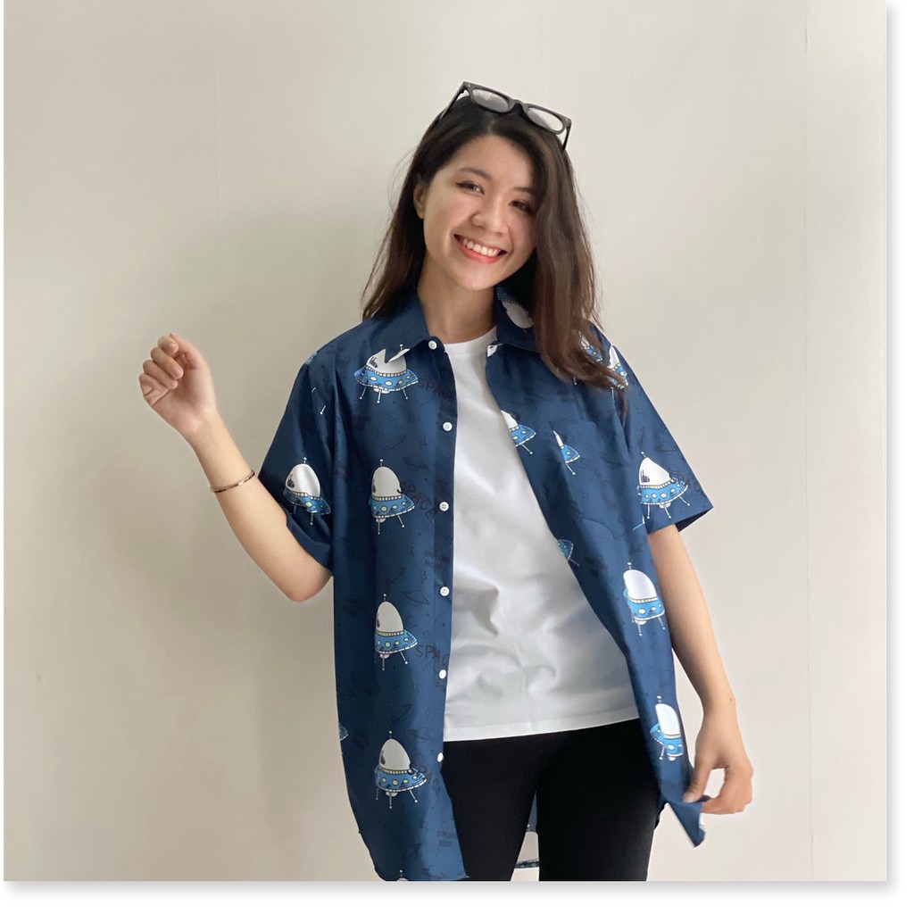 ÁO SƠ MI FORM RỘNG XINH XẮN CHO CÁC BẠN NỮ LANA FASHION