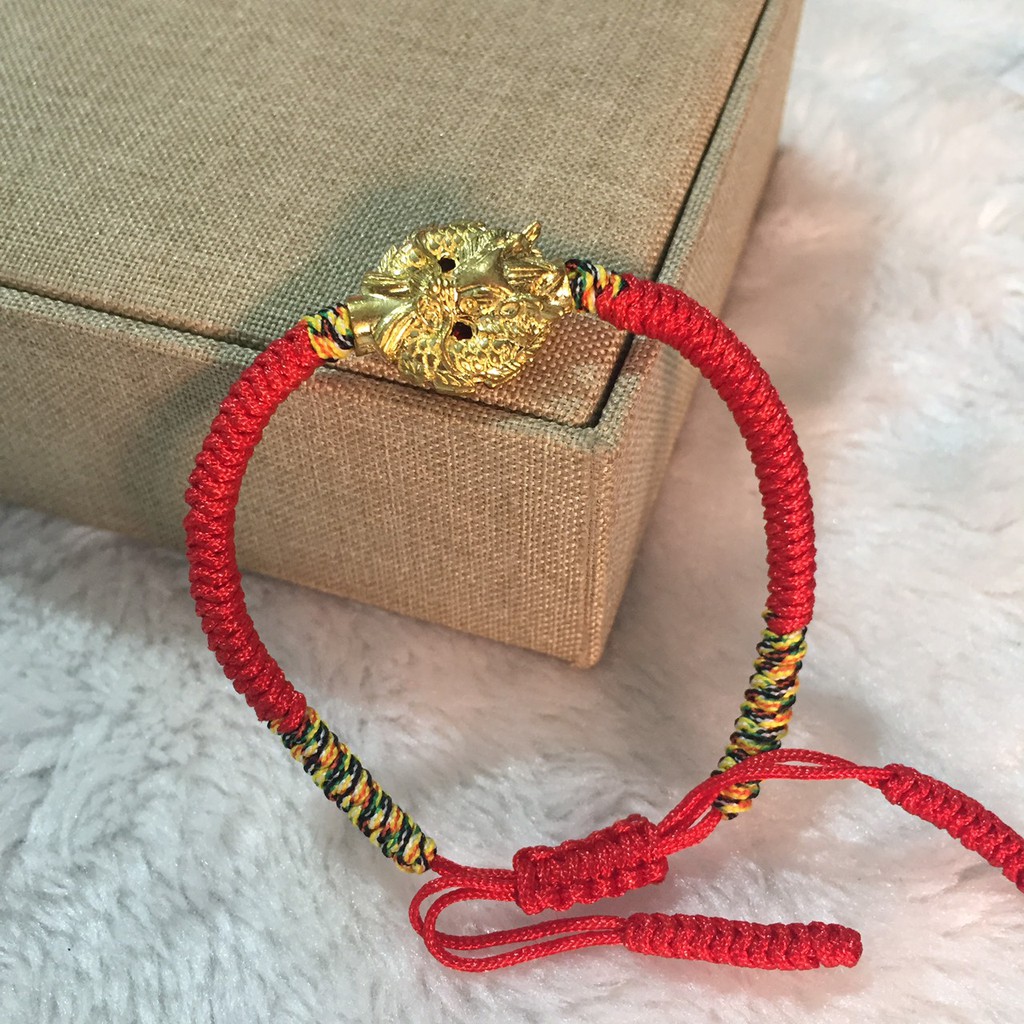 Vòng tay dây đỏ may mắn mix bạc 925 VCD38 (01,02,....,09)