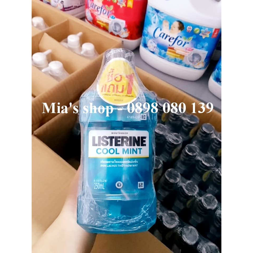 Súc miệng Listerine Cool Mint Thái Lan 750+ 250ml