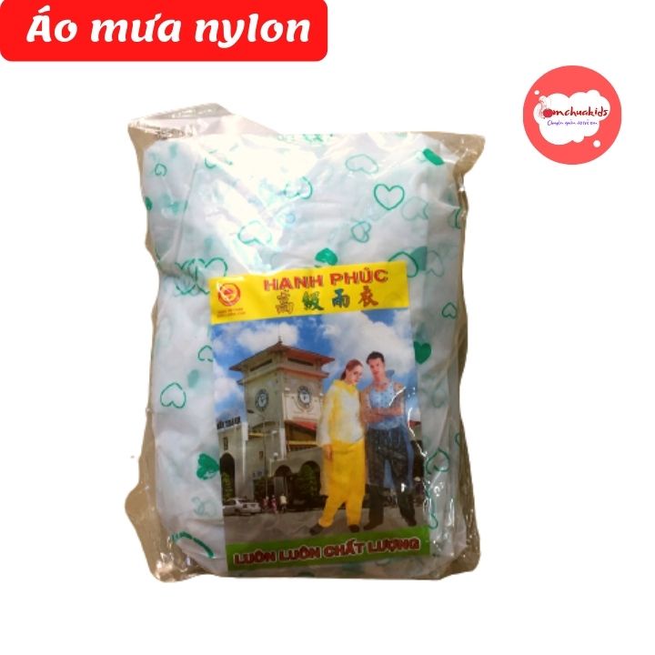 Áo mưa nylon tiện lợi - nhẹ dễ dàng mang theo- Tomchuakids