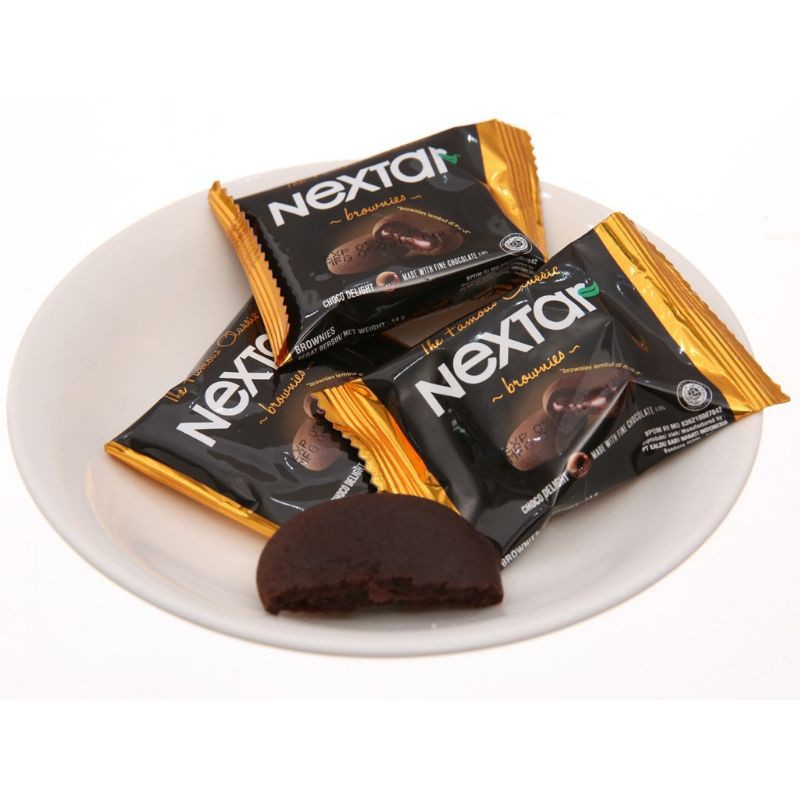 Bánh quy mềm nhân socola Nextar Brownies Nabati 112g