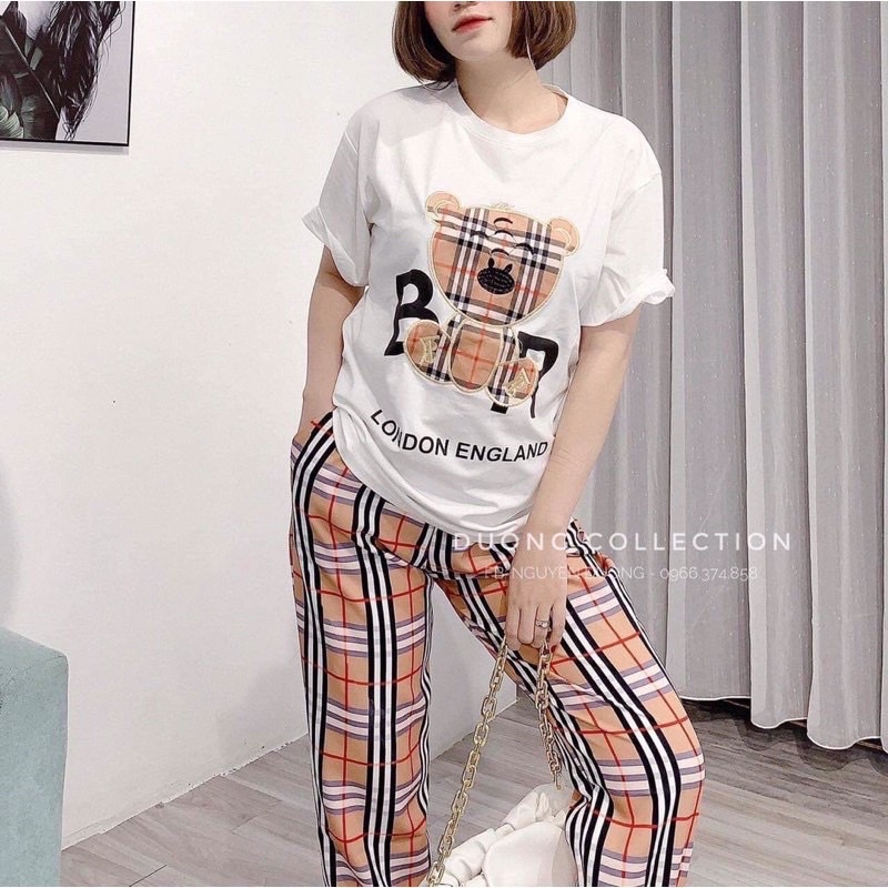 SÉT BỘ THỂ THAO QUẦN KẺ B.BR