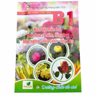 Phân bón hoa B1 - Chuyên dùng cho hoa cúc, hoa hồng, đào, lan