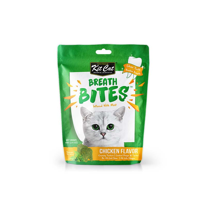 [Rẻ vô địch] [Có sẵn] Bánh thưởng làm sạch răng KitCat Breath Bites 60gr