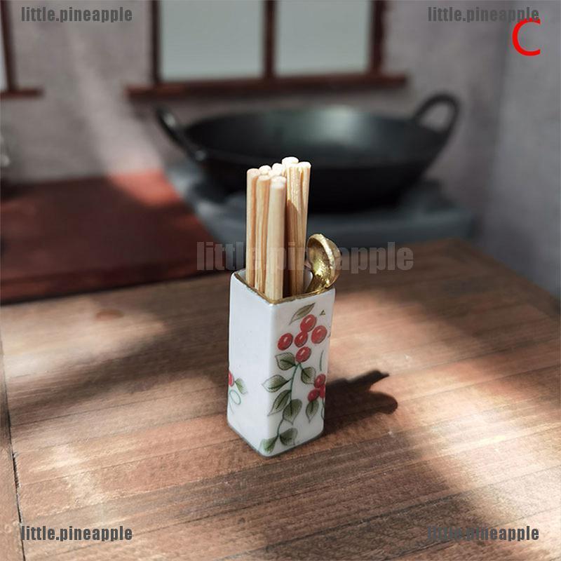 Bộ Đồ Chơi Nhà Bếp Mini Tỉ Lệ 1 / 12 Cho Bé
