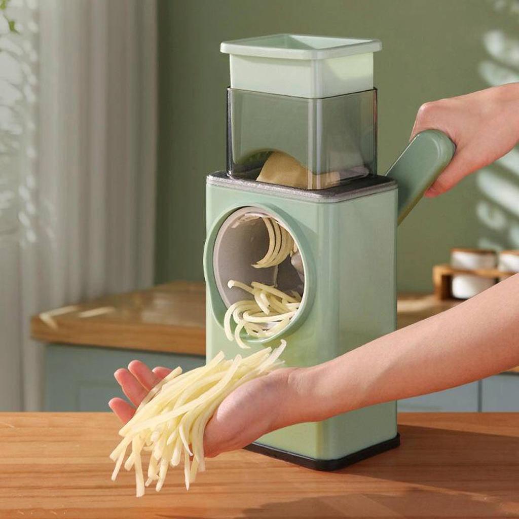Máy thái lát rau củ VEGETABLE CUTTER - Dụng cụ cắt, gọt, nạo sợi băm nhỏ rau củ quả đa năng 4 in 1