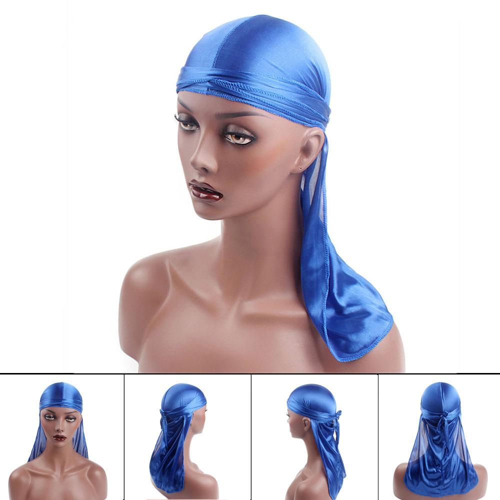 Borag Durag Mũ Trùm Đầu Spandex Màu Trơn