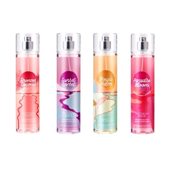 Xịt thơm toàn thân body mist VICTORIA Nội Địa Trung nước hoa lưu hương lâu 230ml