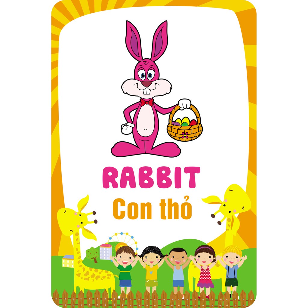 Sách-Thẻ học vui cùng bé – Bé nhân biết và tô màu động vật