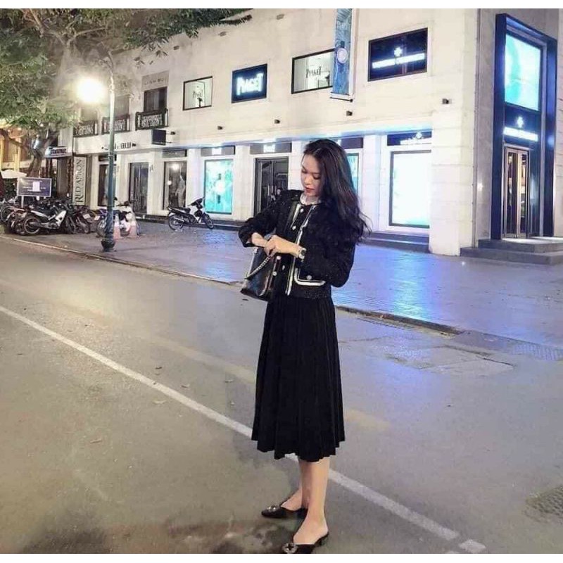 CHÁN VÁY XẾP LY DÁNG DÀI HÀNG ĐẸP LOẠI 1 | BigBuy360 - bigbuy360.vn