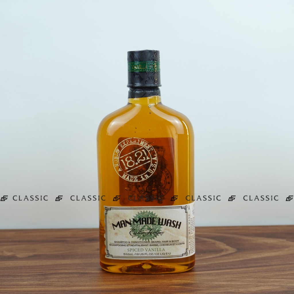 Sữa Tắm Gội 18.21 Man Made Wash Spiced Vanilla 510ml