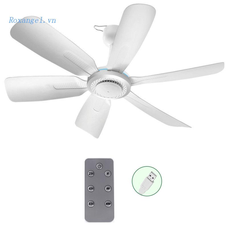Quạt Trần Điều Khiển Từ Xa 3 Tốc Độ Hẹn Giờ 17.7inch USB