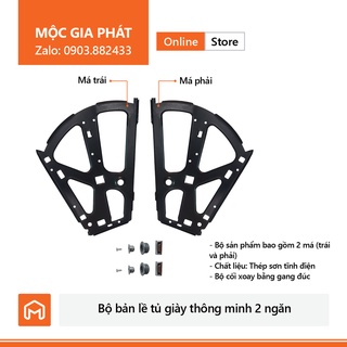Giá xoay tủ giày thông minh 2 ngăn (1 bộ / 2 chiếc)