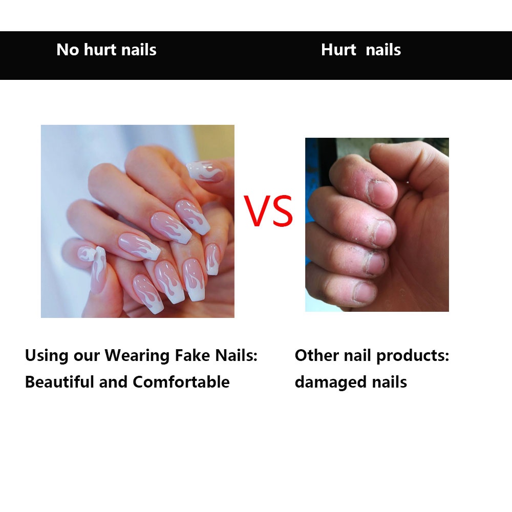 Bộ 24 Móng Tay Giả Màu Gradient Thời Trang Cho Nữ dreamdiary