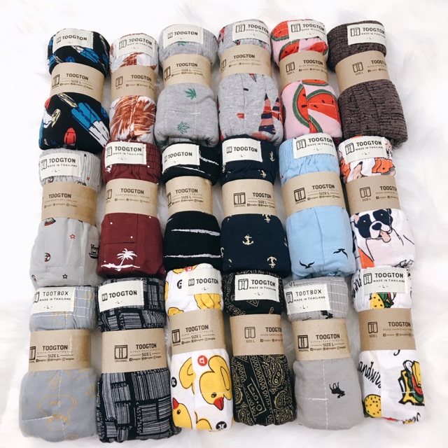 Quần boxer Thái nam nữ họa tiết dễ thương ảnh thật 100% | BigBuy360 - bigbuy360.vn