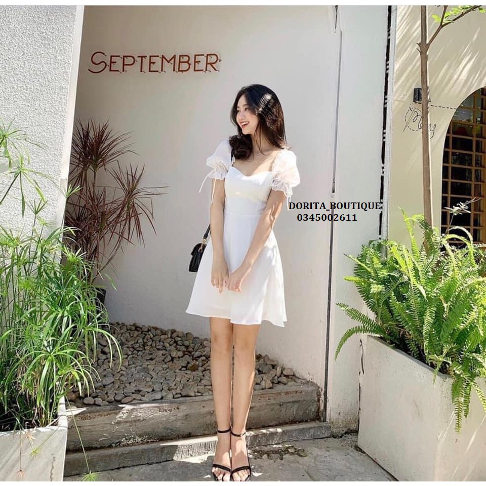 [Mã FAGET5K giảm 5K đơn 0đ] Váy trắng event sang trọng đi chơi, Đầm dự tiệc sự kiện quà tặng siêu xinh - Dorita Boutique | BigBuy360 - bigbuy360.vn
