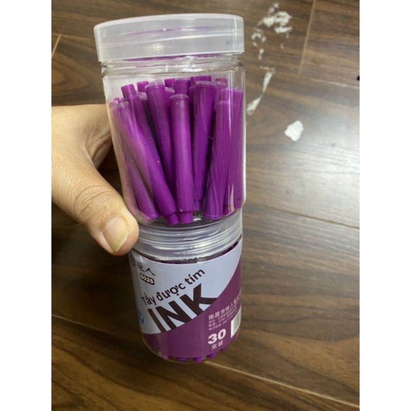 Mực Ống Xóa Được, Mực Bút Máy Xóa Được - Combo 10 ống