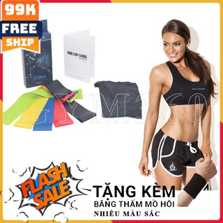 🎁 Bộ 5 dây mini band, dây cao su kháng lực tập chân mông - FLASH SALE