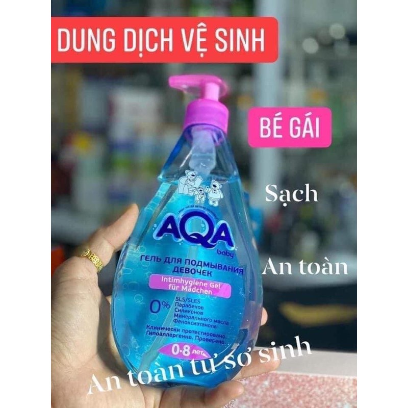 Dung dịch vệ sinh bé gái AQA baby 250ml